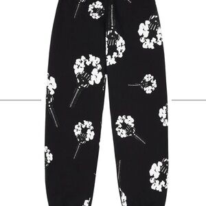 Stylish Black and White Patterned Joggers